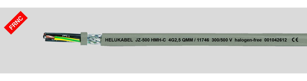 Helukabel Halogen-free Control Cables JZ-500 HMH-C 12G1,5MM² (Ø 13,2MM)