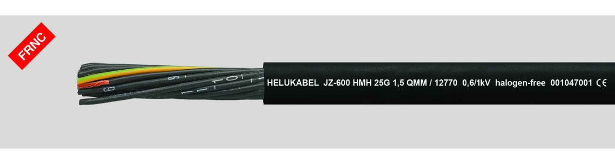 Helukabel Halogen-free Control Cables JZ-600 HMH 4G1,5MM² (Ø 9,7MM)