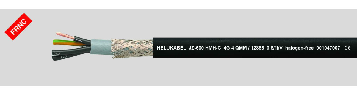 Helukabel Halogen-free Control Cables JZ-600 HMH-C 5G2,5 MM² (Ø 15,2MM)