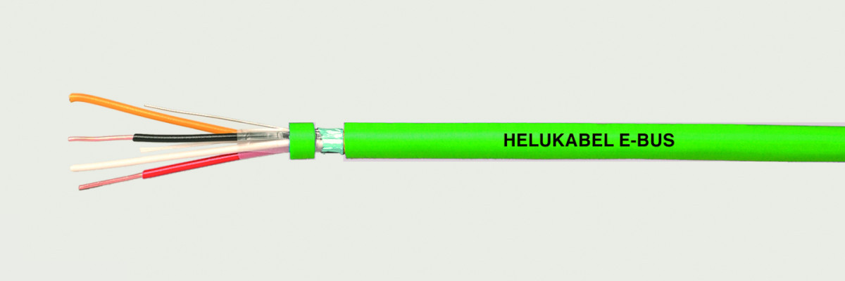 Helukabel Industrial Ethernet and Bus Cables E-Bus green 2x2x0,8MM (Ø 6,2MM)