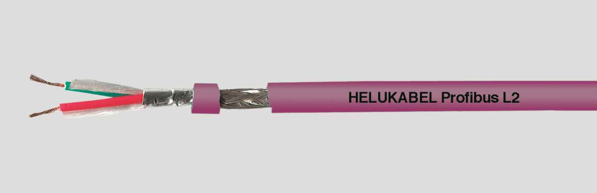 Helukabel Industrial Ethernet and Bus Cables Profibus L2 drag chain violet 1x2x0,64MM / awg24/19 (Ø 8MM)