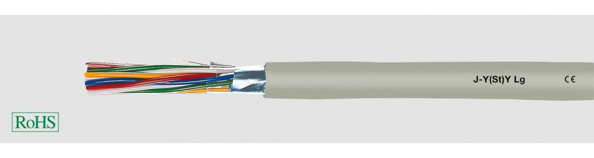 Helukabel Telephone and Fire Warning Cables J-Y(ST)Y LG 2x2x0,8 MM (Ø 7MM)