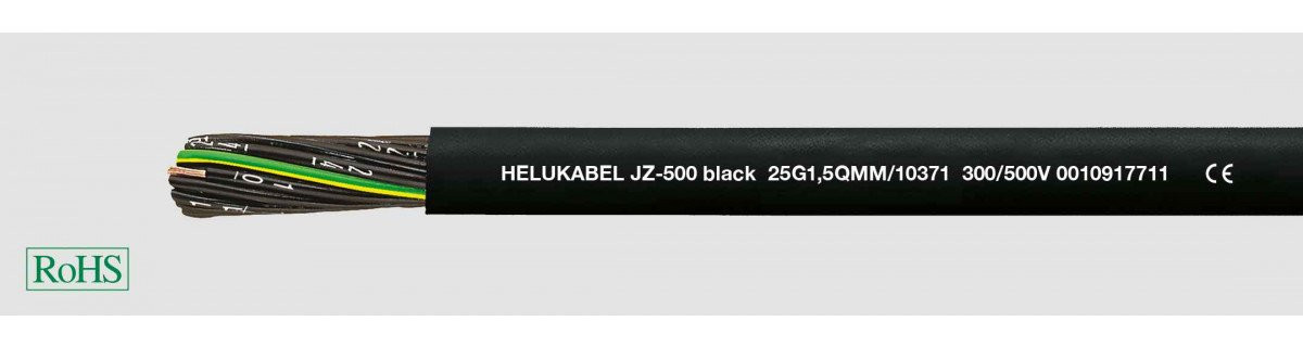 Helukabel JZ-500 black 4G1 MM²