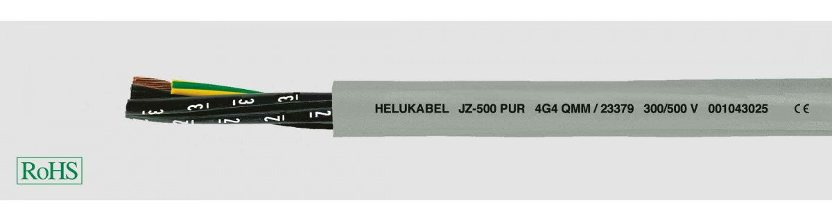Helukabel JZ-500 stuurstroomkabel 12G1MM² PVC eca 100M ring 23354R0100