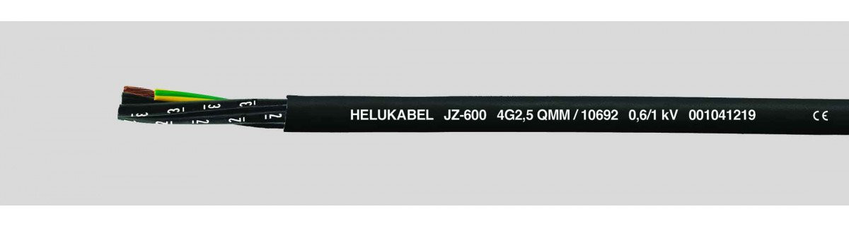 Helukabel PVC Control Cables JZ-600 3G1,5 MM² (Ø 8,7MM)