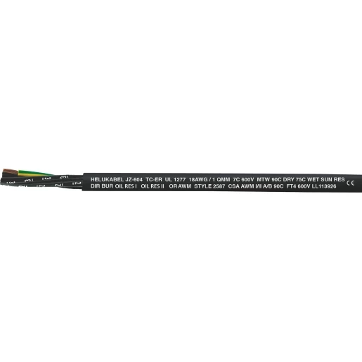 Helukabel JZ-604-FCY TC tray cable stuurstroomleiding 3G1.5MM² grijs