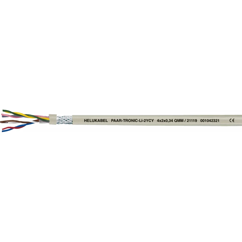 Helukabel Paar-tronic-li-2YCY 2x2x0,5 MM² (Ø 8,4MM) (snijlengte)