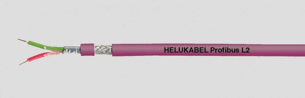 Helukabel Industrial Ethernet and Bus Cables Profibus L2 indoor grey 1x2x0,64MM / awg22/1 (Ø 7,8MM)