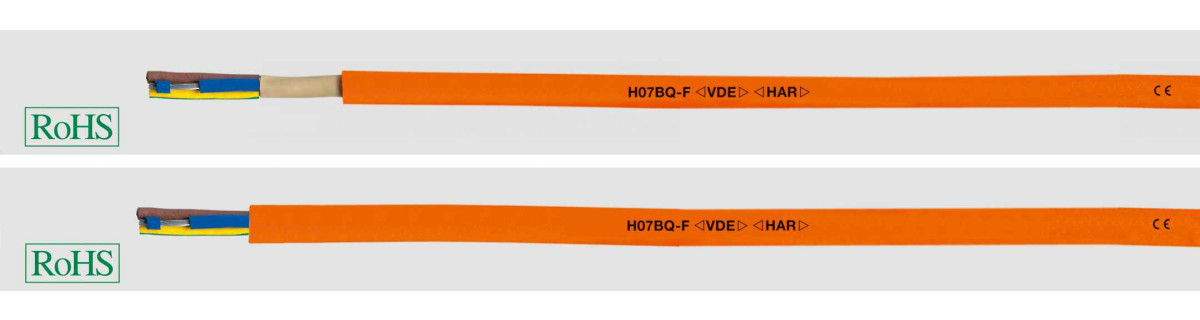 Helukabel PUR Control Cables H05 BQ-F 5G0,75 MM² (Ø 8,8MM)
