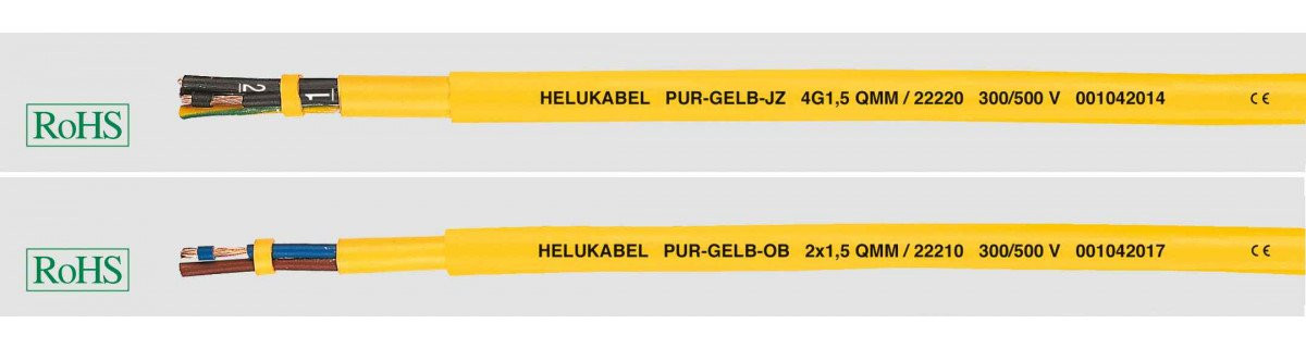 Helukabel Pur stuurstroomkabel 4G2.5MM² PVC 100M ring 22217R0100