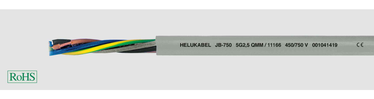 Helukabel PVC Control Cables JB-750 5G10 MM² (Ø 20,1MM)
