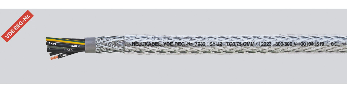 Helukabel PVC Control Cables SY-JZ 7G10 MM² (Ø 24MM)