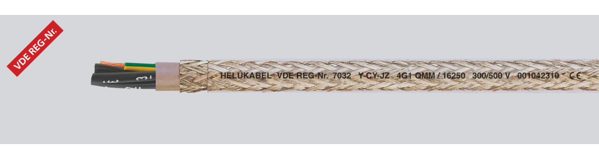 Helukabel PVC Control Cables Y-CY-JZ 4G2,5 MM² (Ø 12MM)