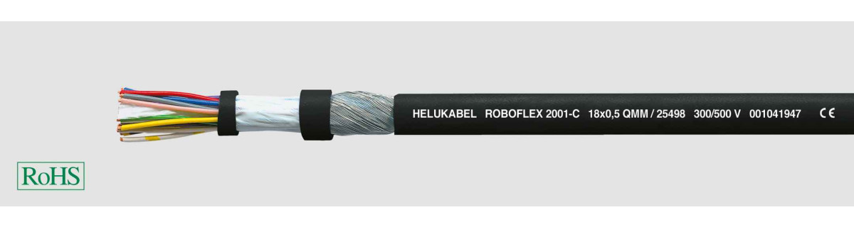 Helukabel Robotic Cables Roboflex 2001-C 12x0,34 MM² (Ø 8,8MM)