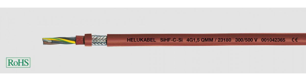 Helukabel Heat-resistant Cables Sihf-C-si 7G0,5 MM² (Ø 11MM)
