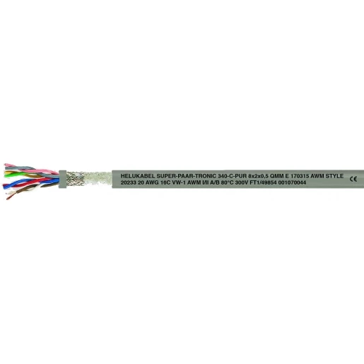 Helukabel Super-paar-tronic 340-C-pur 2x2x0,25 MM²