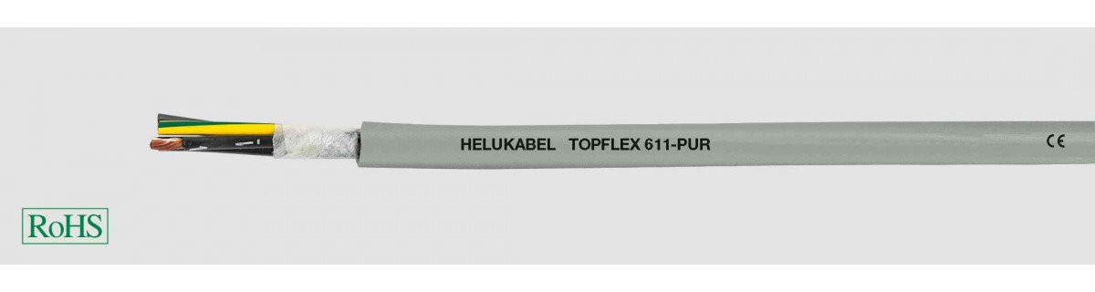 Helukabel Motor, Servo & Feedback Cables Topflex 611-pur 4G25 MM² (Ø 26,3MM)
