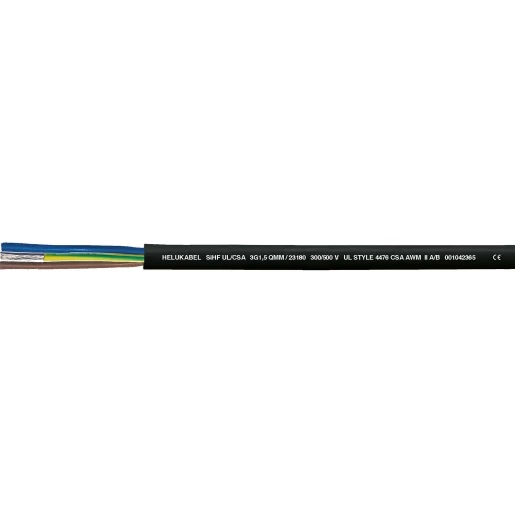 Helukabel Ul/csa voedingskabel 3G1.5MM² ring
