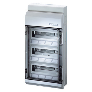 Hensel Enyboard Automatenbehuizing KV ip65. 36 module. 3x12. tule invoer. +pe/nul klem