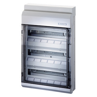 Hensel Enyboard Automatenbehuizing KV ip65. 54 module. 3x18. tule invoer. +pe/nul klem