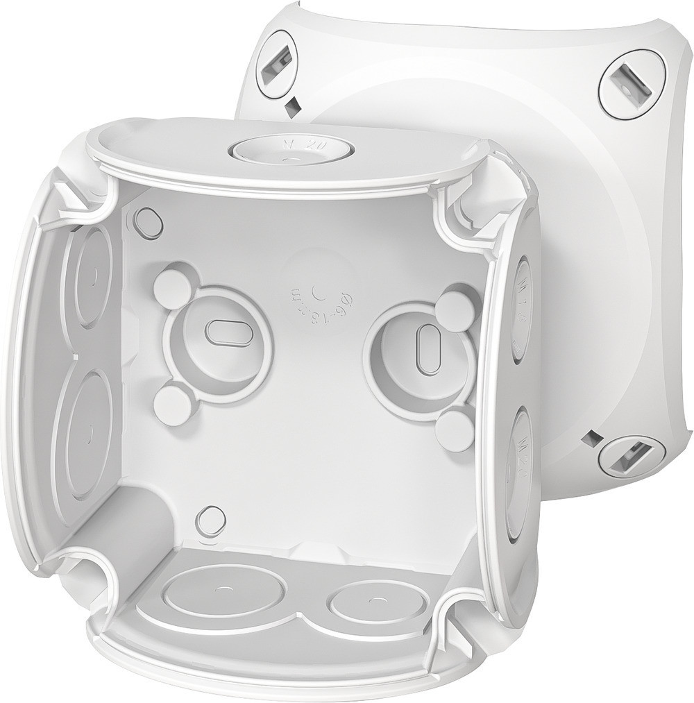 Hensel Enycase MB Eigen logo kabeldoos ip66. BM0 zonder klem. M16/20 membranen. grijs