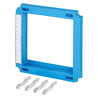 Hensel Enymod Mi Afdekking voor dii/diii zekeringhouders. BM2. 300x300mm. blauw