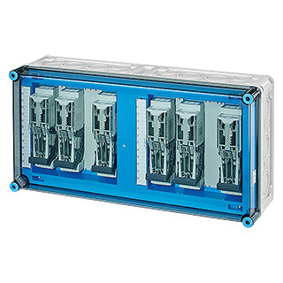 Hensel Enymod Mi Lastscheiderkast ip65. 6x125a NH000 3P op rail 400a 5 pol. 600x300