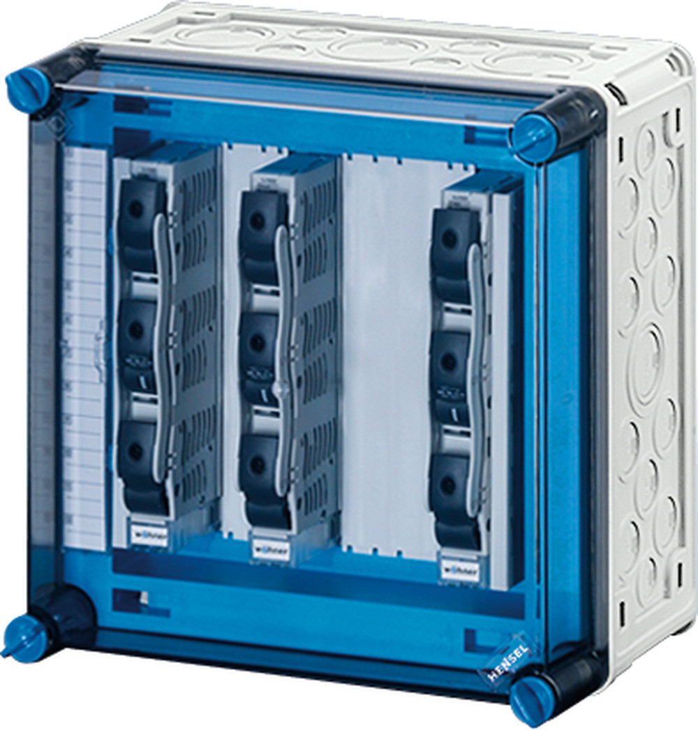 Hensel Enymod Mi Lastscheiderkast ip65. 3x63a D02 3P op rail 250a 5 pol. 300x300