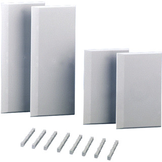 Hensel Afsluitplatenset voor behuizingsmaat 1 (set 4 stuks)