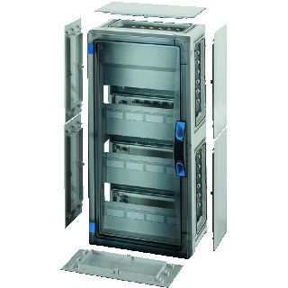 Hensel Automaten behuizing 36 module 3x12 BM3 wand dicht transparante deur