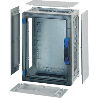 Hensel Lege behuizing ip66 BM2 276x366x186 wand dicht transparante deur