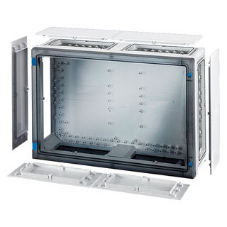 Hensel Lege behuizing ip66 BM4 546x366x163 wand dicht transparant deksel