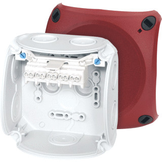 Hensel Kabeldoos ip66 BM2 0,75-2,5 MM² 5 polig M20/25 membranen deksel rood