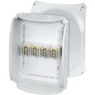 Hensel Kabeldoos ip66 BM7 6-35 MM² 4 polig aftak invoer M25/40/50 grijs