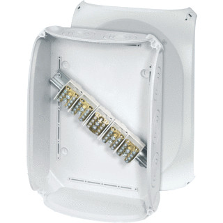 Hensel Kabeldoos ip66 BM8 6-35 MM² 5 polig aftak invoer M25/40/63 grijs