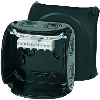 Hensel Kabeldoos ip66/67/69 BM3 1,5-6 MM² 5 polig invoer M20/25/32 zwart