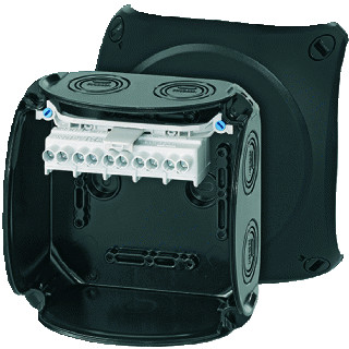 Hensel Kabeldoos ip66/67/69 BM3 1,5-10 MM² 5 polig invoer M20/25/32 zwart