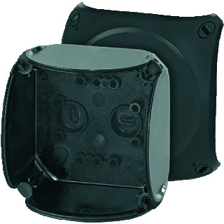 Hensel Kabeldoos ip66/67/69 BM1 zonder klem wand glad zwart