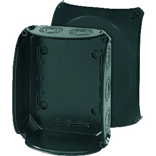 Hensel Kabeldoos ip66/67/69 BM6 zonder klem invoer M25/40/50 zwart