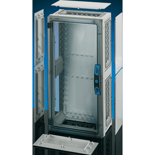 Hensel Lege behuizing ip66 BM3 276x546x163 wand dicht transparant deksel
