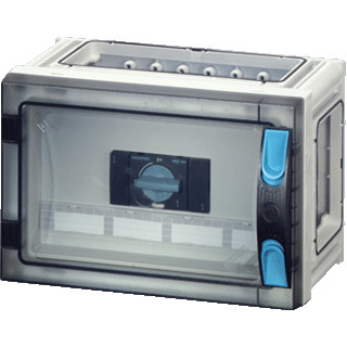 Hensel Lastschakelaarkast 63a 4 polig BM1 wand open +pe klem