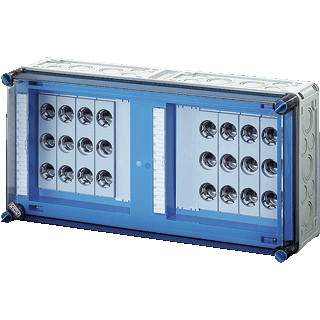 Hensel Mi zekeringkast 8x25a 3P dii e27 op rail 400a 5 polig BM4 600x300mm