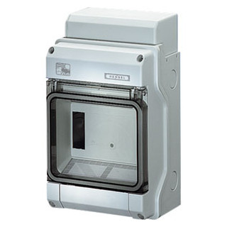 Hensel Enyboard Automatenbehuizing KV polycarbonaat ip65. 6 mod. inv M20/25/32. +pe