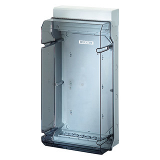 Hensel Enyboard Lege Behuizing KV ip65. 295x583x182 MM. tule invoer. tranparant deksel