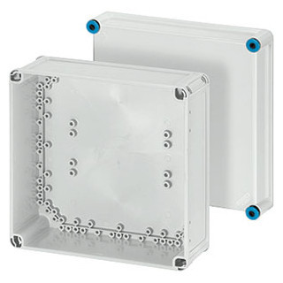 Hensel Enyflex Lege Behuizing ip66. inb. afm. 275x275x150 MM. ondoorzichtig deksel