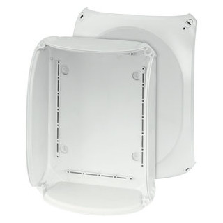 Hensel Enyflex Lege Behuizing ip66 190x260x106mm wand glad ondoorzichtig deksel grijs