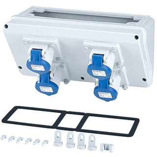 Hensel MI CONNBOX 4X16A 3P CEE