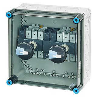 Hensel Enymod Mi Lastschakelaarkast ip65. 2x125a. 4 polig. BM2. 300x300. +pe klem