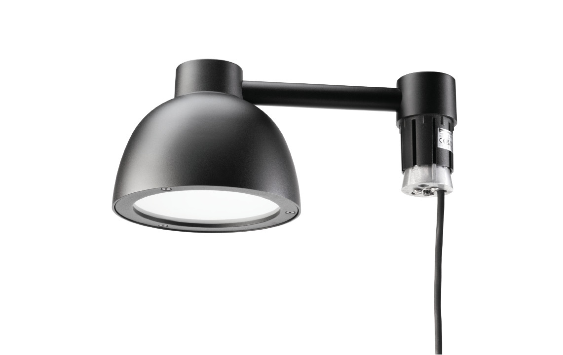 Herning Poolhoofd Ø60 zwart mini 580/620/1220/1300LM 3000/4000K ra>80