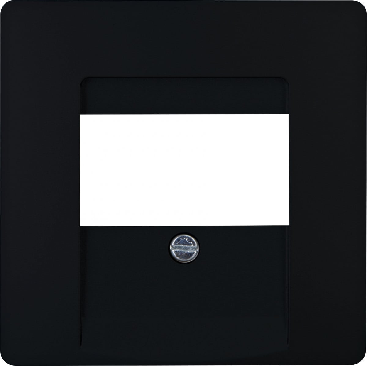 Kopp HK 05 HK05 - afdekplaat tae/usb mat-zwart